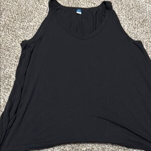 Old Navy Black Relaxed Sleeveless Tank Top